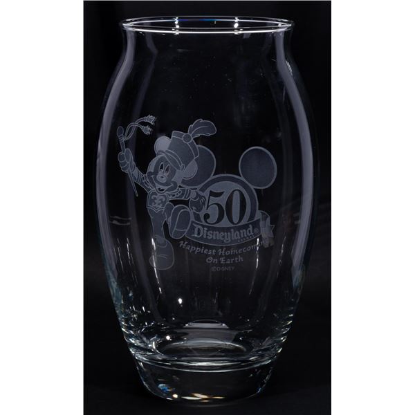 A Disneyland 50th Anniversary Vase.