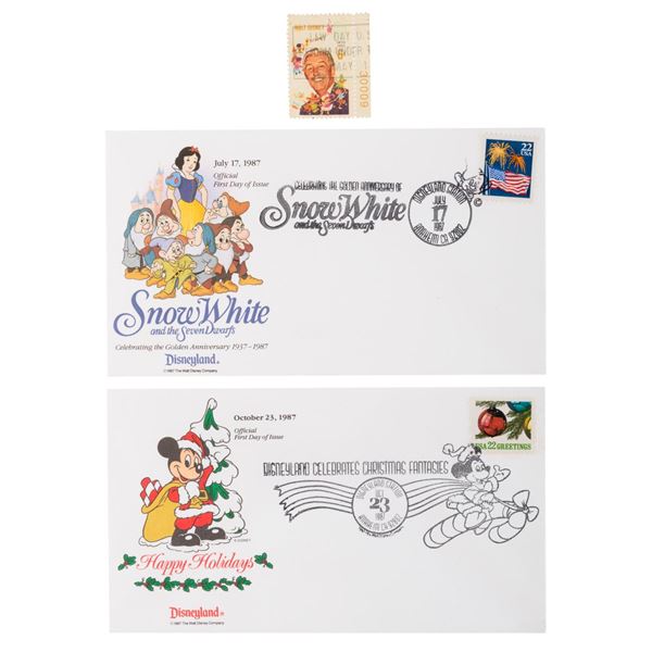 A Pair of Disneyland First Day Issue Envelopes.
