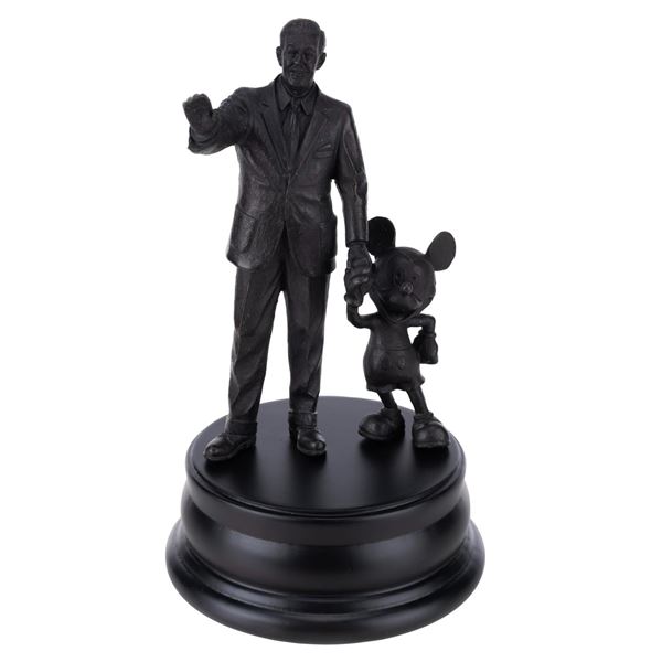 A "Partners" Bronze Replica Statue.