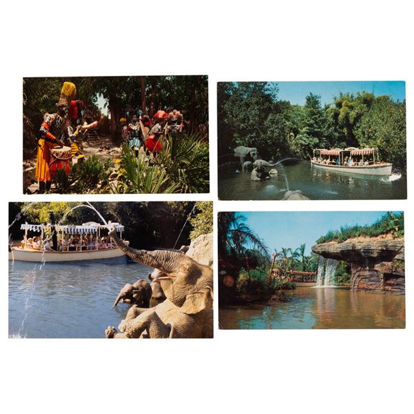 A Collection of Disneyland Jungle Cruise Postcards.