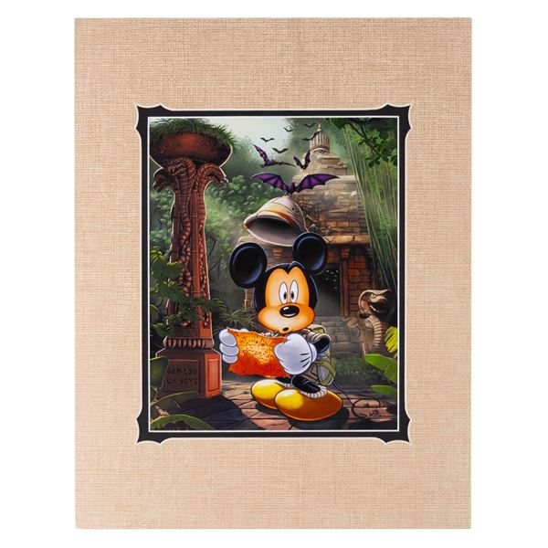 A Mickey Mouse Indiana Jones Adventure Print.