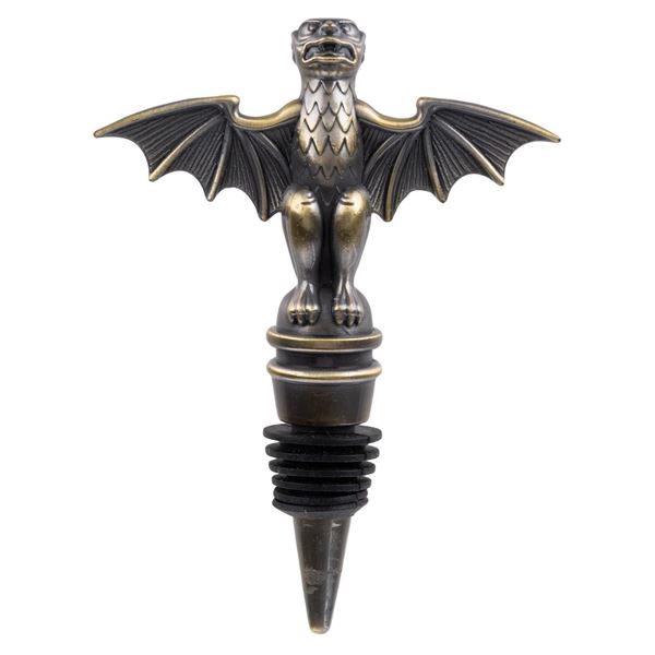 A Haunted Mansion Bat Stanchion Wine Stopper.