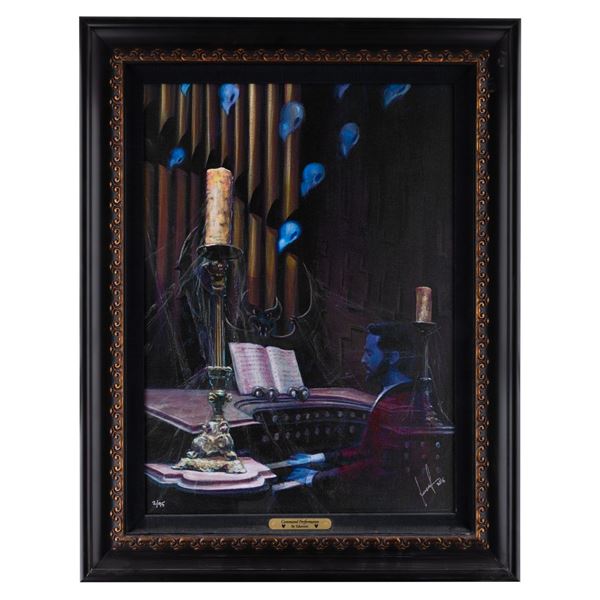 A Haunted Mansion "Command Performance" Canvas Print.