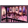 Image 2 : A Haunted Mansion "Swinging Wake" Print.