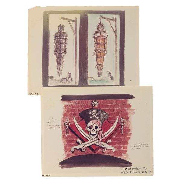 A Pair of "Pirates of the Caribbean" Concept Photo Prints.