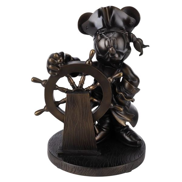 A Limited Edition Pirate Mickey Mouse Sculpture.