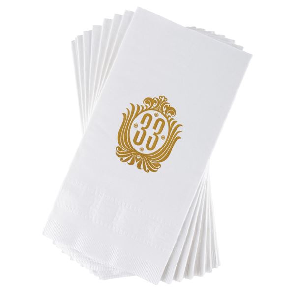 A Collection of Club 33 Paper Napkins.