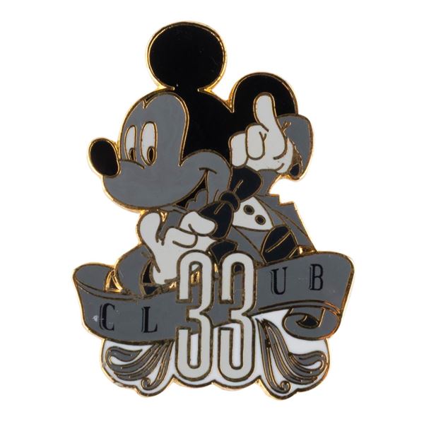 A Mickey Mouse Club 33 Pin.