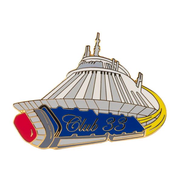 A Club 33 Space Mountain Pin.