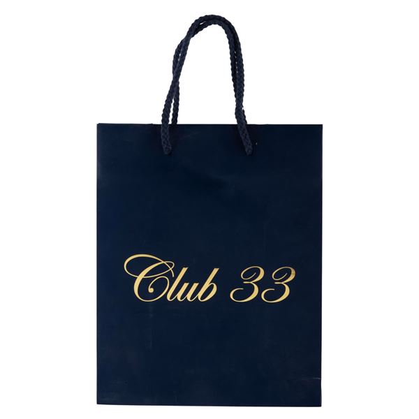 A Club 33 Shopping Bag.