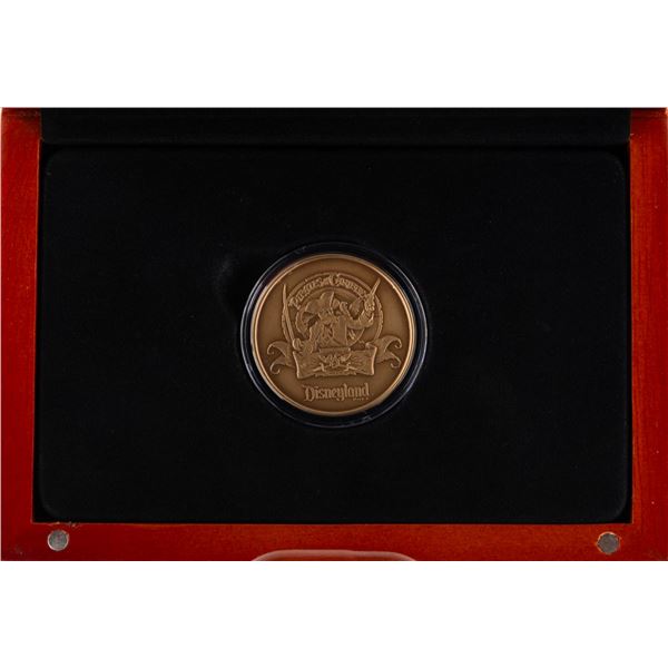 A Club 33 Pirates of the Caribbean 45th Anniversary Medallion.