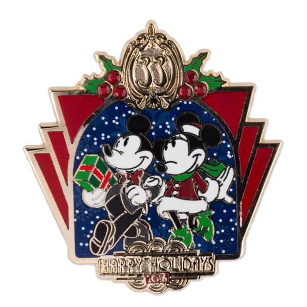 A Club 33 Happy Holidays 2016 Pin.