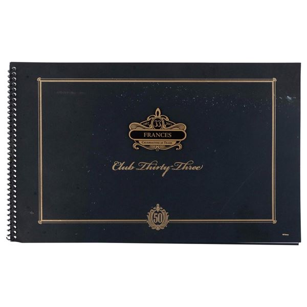 A Club 33 50th Anniversary Booklet.