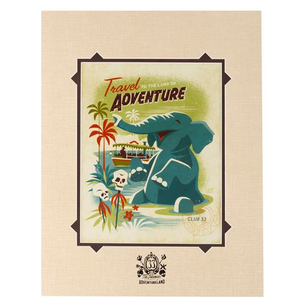 A Club 33 "Tiki Takeover Adventure" Print by Jeff Granito.