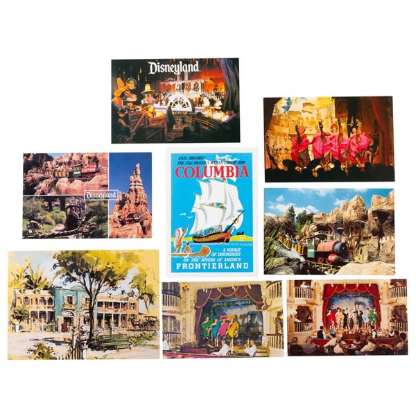 Frontierland & Splash Mountain Postcards.