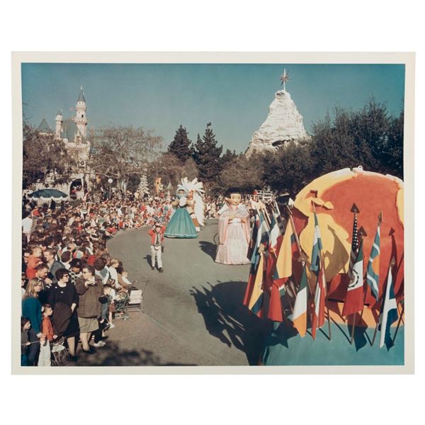 A Vintage Disneyland Fantasy On Parade Photo.