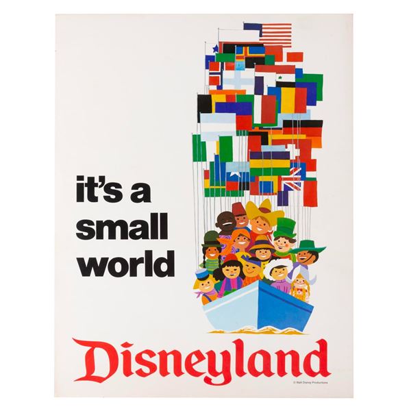 An It's A Small World Poster.