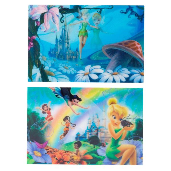 A Pair of Disneyland Pixie Hollow Postcards.