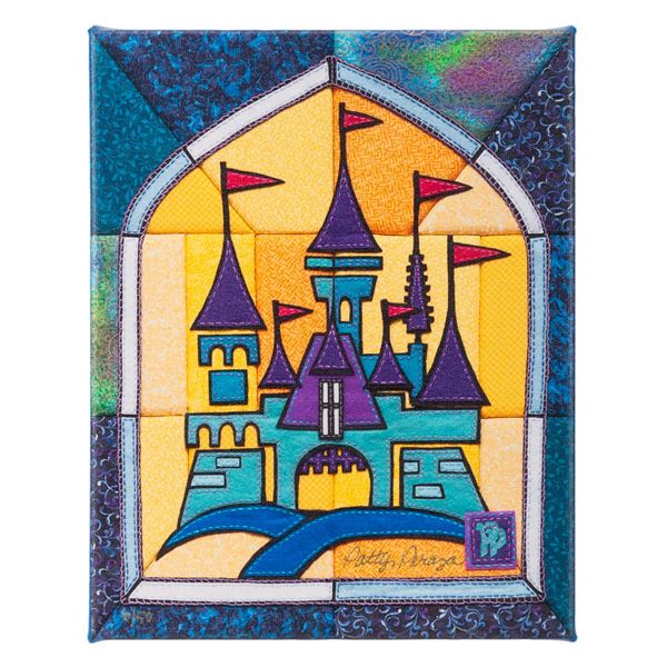 A "Sleeping Beauty's Castle" Canvas Print by Patty Peraza.