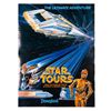 Image 1 : A 1986 Disneyland Star Tours Souvenir Poster.