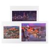 Image 1 : Three Disney’s California Adventure Concept Art Lithographs.