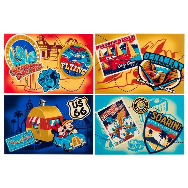 Disney’s California Adventure Travel Postcards.