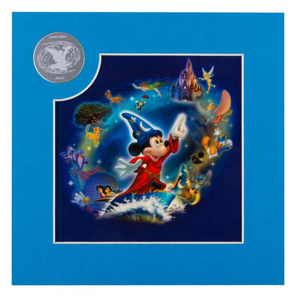 A Walt Disney World "Where Magic Lives" Laser Cel.