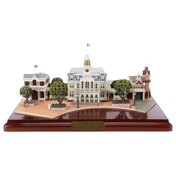 A First Edition Olszewski Walt Disney World City Hall and Engine Co. 71 Firehouse.