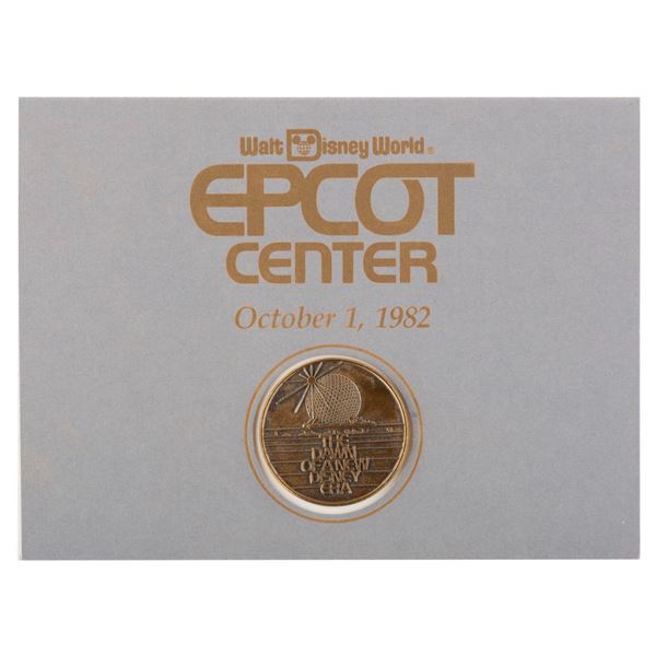 An EPCOT Center Opening Day Commemorative Coin.