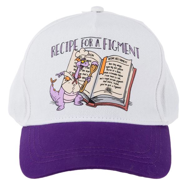 An Epcot Food & Wine Festival Figment Hat.