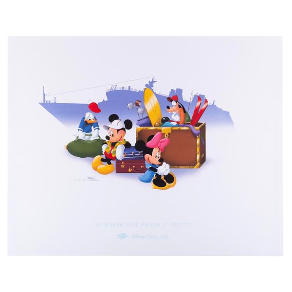 A Disney Cruise Line Don Williams Lithograph.