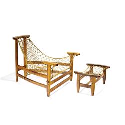 Jean Gillon - Lounge chair and ottoman