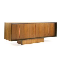 Vladimir Kagan - Buffet with glass front display cabinet