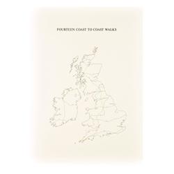 Hamish Fulton - "Fourteen Coast to Coast Walks" (9)