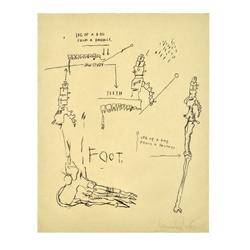 Jean-Michel Basquiat - "Leg of a Dog"