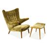 Image 1 : Hans J. Wegner - Papa chair and ottoman
