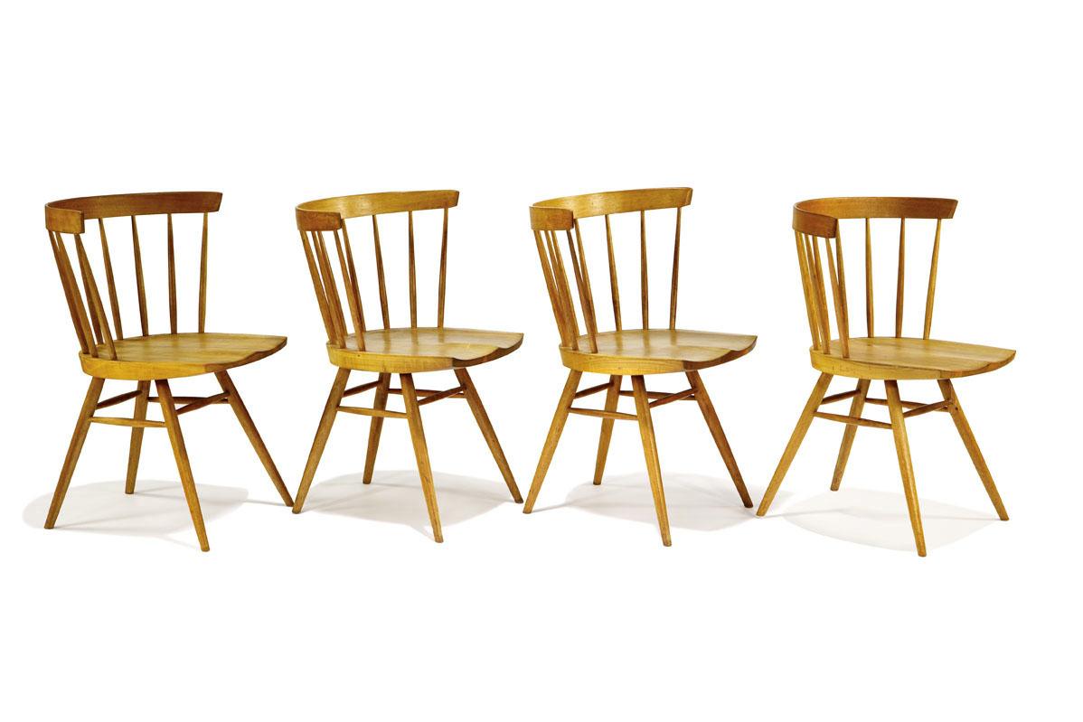 Nakashima "Windsor" chairs (4)