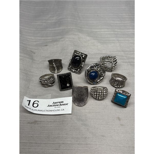 Vintage Silver Ring Lot