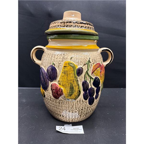 Vintage West Germany Mid Century Seheurich Keramik Canistor (Rumtoph)