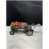 Image 2 : 2 Very Nice Folk Art Pieces Motorcycle and Tractor
