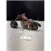 Image 6 : 2 Very Nice Folk Art Pieces Motorcycle and Tractor