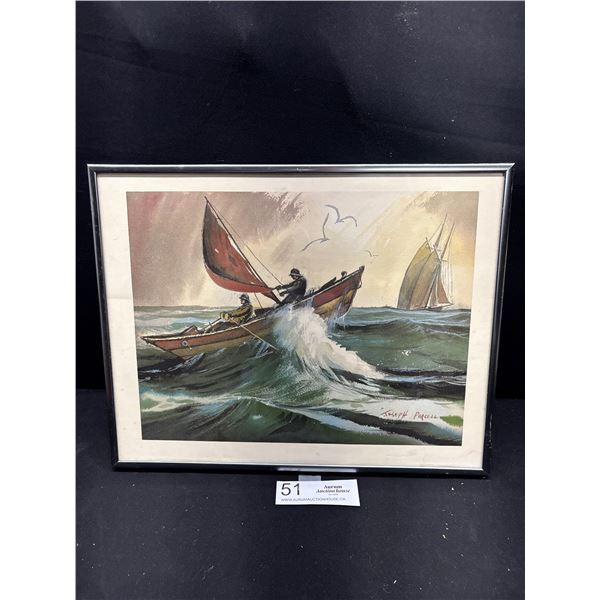 Very Nice Joseph Percel Framed Art Print