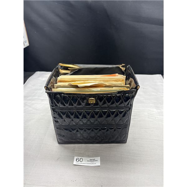 Vintae Case Full of 45 Records - Rock, etc In Good Shape