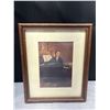 Image 4 : 2 Antique Framed Pictures 1 in Oval Frame