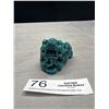 Image 4 : Vintage Turquoise Carved Asian Dragon Estate Piece