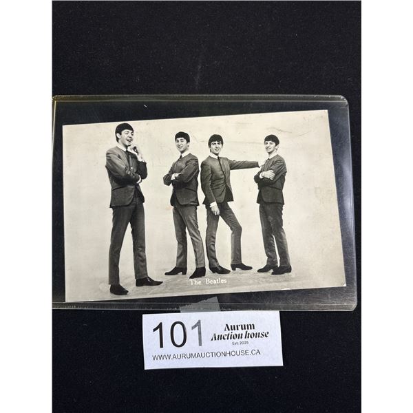 Vintage Unused Beatles Postcard