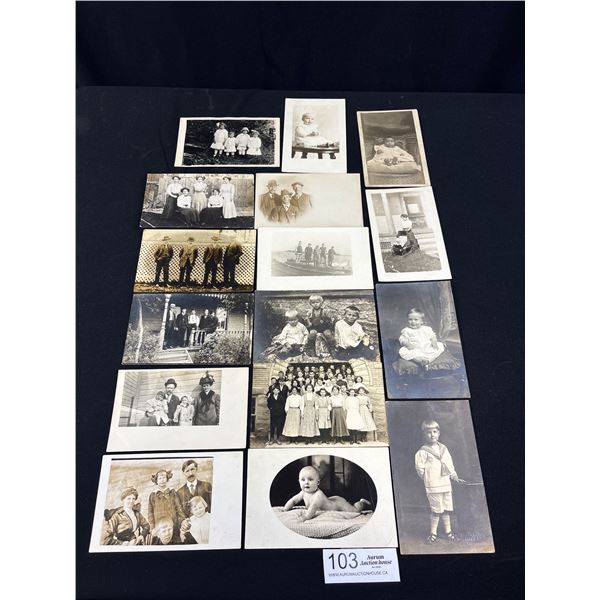 Lot of 15 Vintage Photograph Postcards