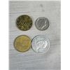 Image 4 : Misc Lot, Masonic Sojourners Medal, Old Advertising Insurance Measuring Tape and Propane File +