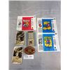 Image 1 : Misc Sports Lot, 1950's Edmonton Football Change Pouch, 2 Old Photos, 3 1970's Vintage Hockey Card W