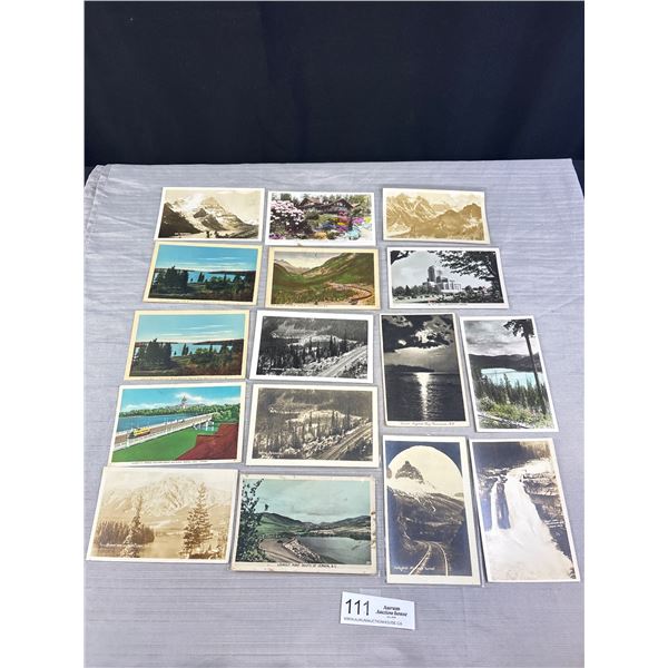 Lot of 16 Vintage Postcards, 4 Spiral Tunnels ++